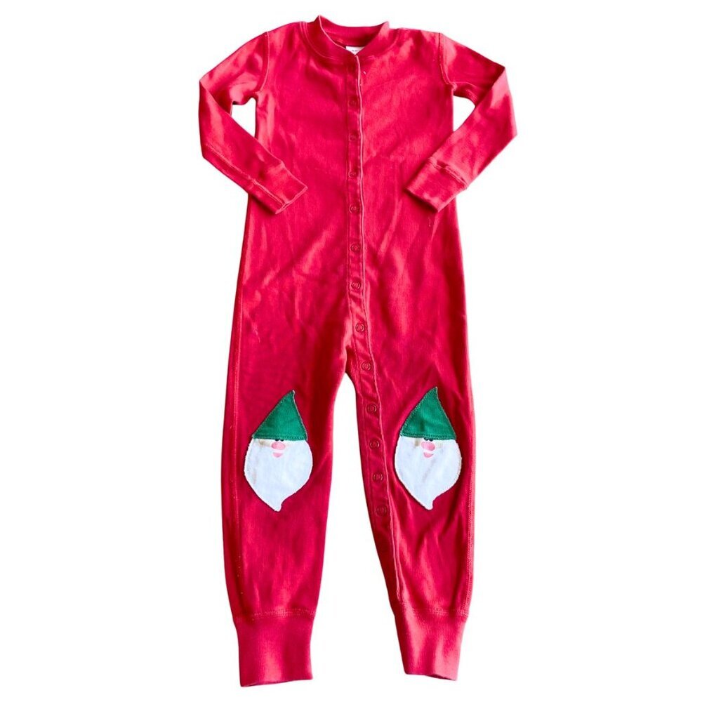Hanna‎ Andersson Night Night Sleeper Organic Cotton, Red Christmas Santa Claus